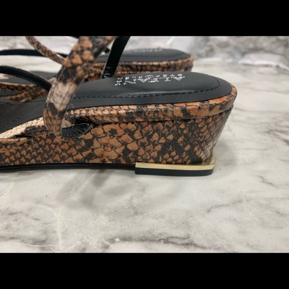 Alfani Snakeskin Eadyn Wedge Sandals size 9 - Picture 2 of 7